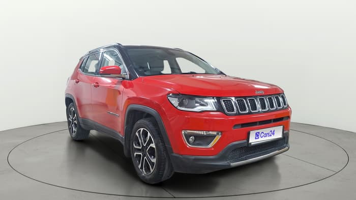 2020 Jeep Compass LIMITED PLUS PETROL AT, Petrol, Automatic, 45,286 km, Right Front Diagonal
