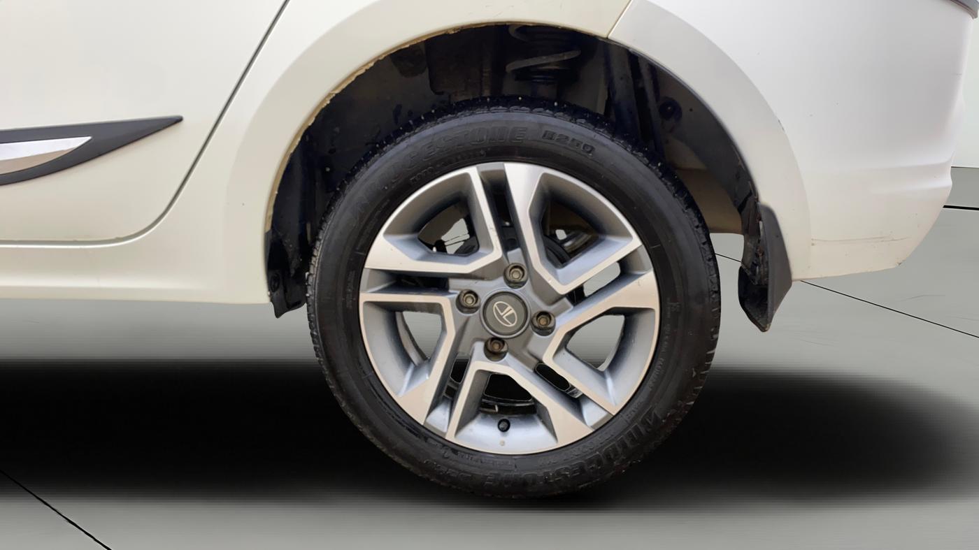 2022 Tata TIGOR XZA PLUS PETROL, Petrol, Automatic, 18,079 km, Left Rear Wheel