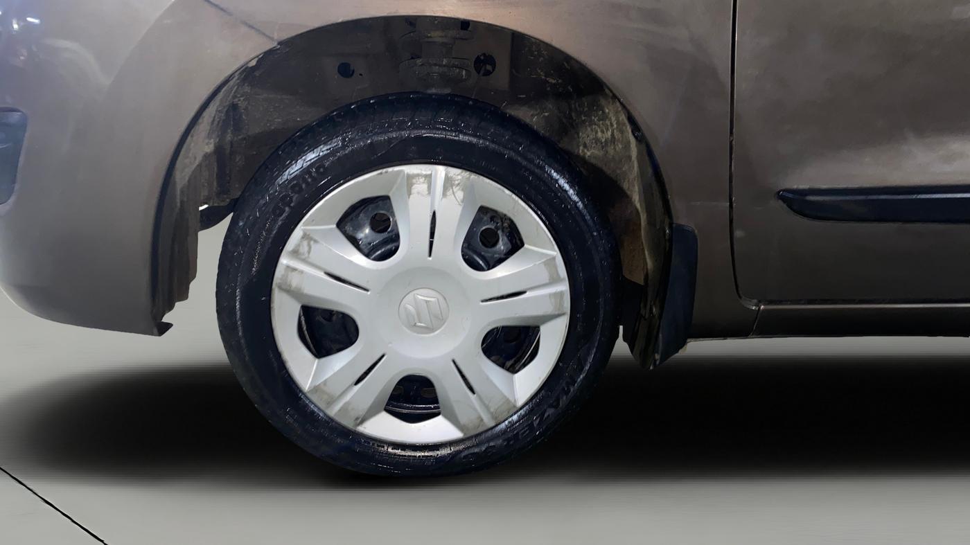2018 Maruti Wagon R 1.0 VXI, Petrol, Manual, 8,484 km, Left Front Wheel