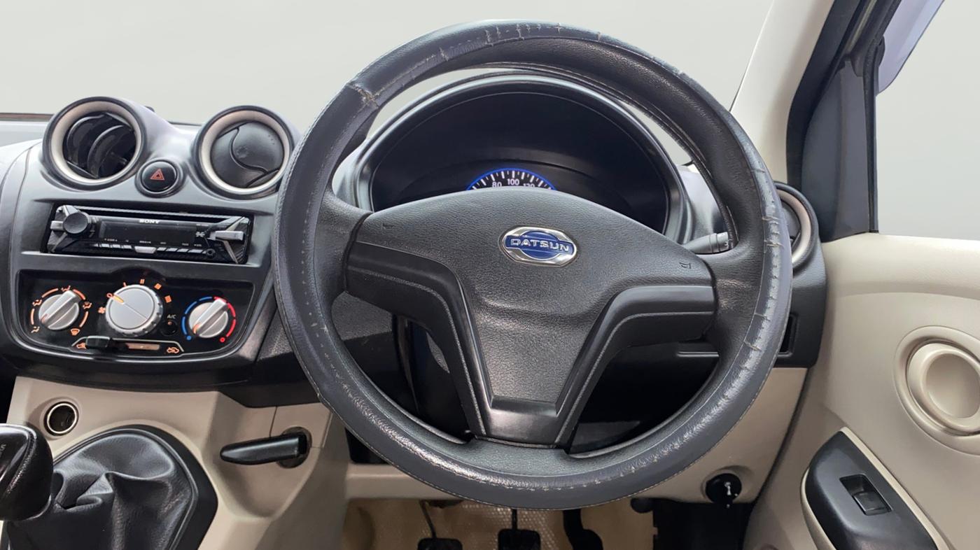 2016 Datsun Go T, Petrol, Manual, 41,128 km, Steering Wheel Close Up