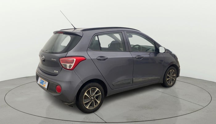 2017 Hyundai Grand i10 SPORTZ (O) AT 1.2 KAPPA VTVT, Petrol, Automatic, 77,325 km, Right Back Diagonal
