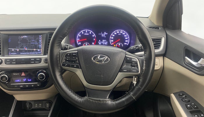 2018 Hyundai Verna 1.6 VTVT SX, Petrol, Manual, 91,155 km, Steering Wheel Close Up