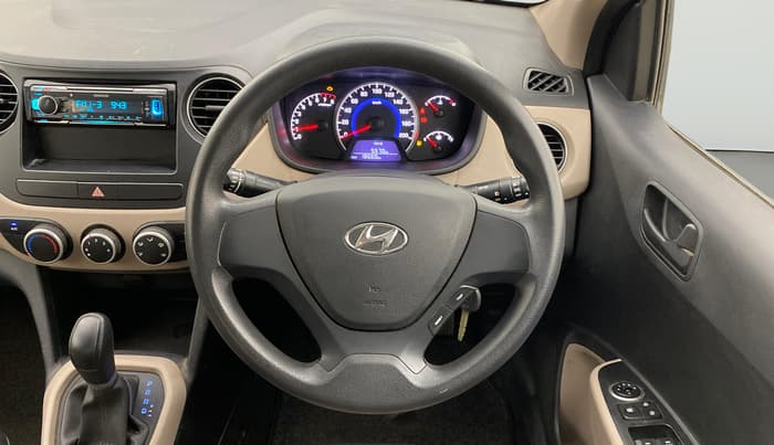2017 Hyundai Grand i10 MAGNA AT 1.2 KAPPA VTVT, Petrol, Automatic, 18,660 km, Steering Wheel Close Up