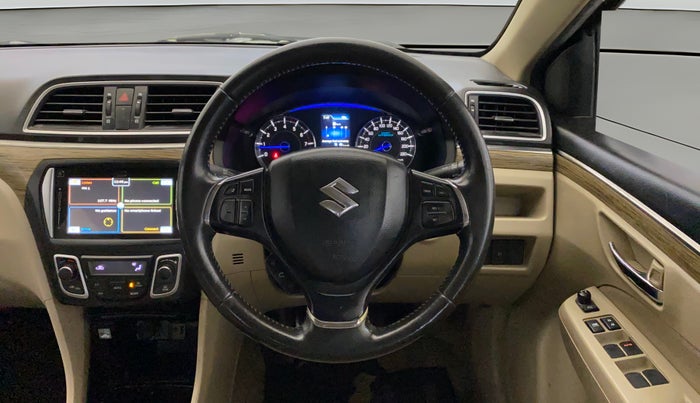 2018 Maruti Ciaz ALPHA 1.5 SHVS PETROL, Petrol, Manual, 60,500 km, Steering Wheel Close Up