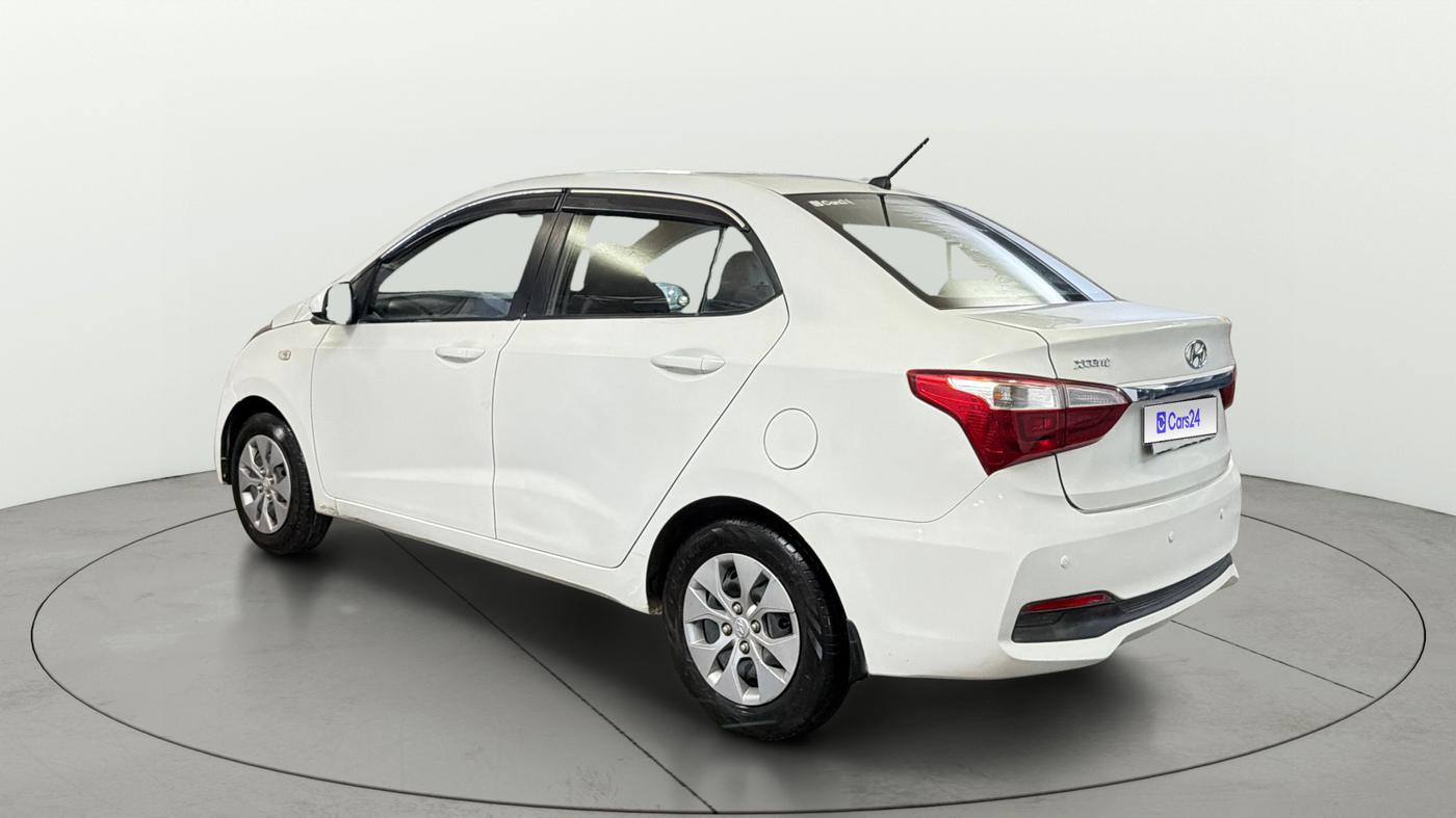 2017 Hyundai Xcent E+, Petrol, Manual, 66,534 km, Left Back Diagonal