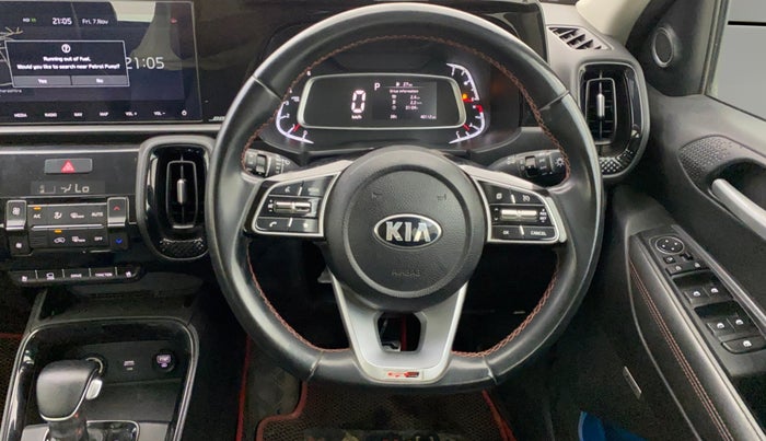 2021 KIA SONET GTX PLUS 1.5 AT, Diesel, Automatic, 40,112 km, Steering Wheel Close Up