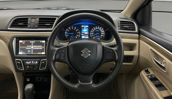 2018 Maruti Ciaz ALPHA  AT 1.5 SHVS PETROL, Petrol, Automatic, 36,682 km, Steering Wheel Close Up