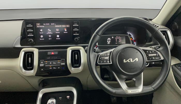 2022 KIA SONET HTX 1.0 IMT, Petrol, Manual, 33,346 km, Steering Wheel Close Up