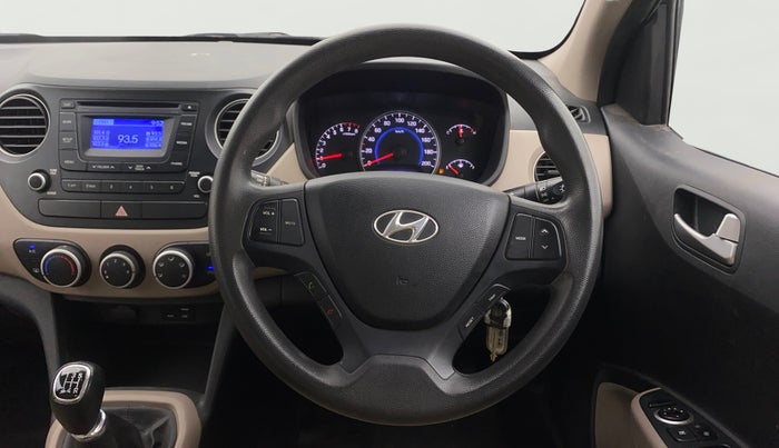 2015 Hyundai Grand i10 SPORTZ 1.2 KAPPA VTVT, Petrol, Manual, 70,997 km, Steering Wheel Close Up