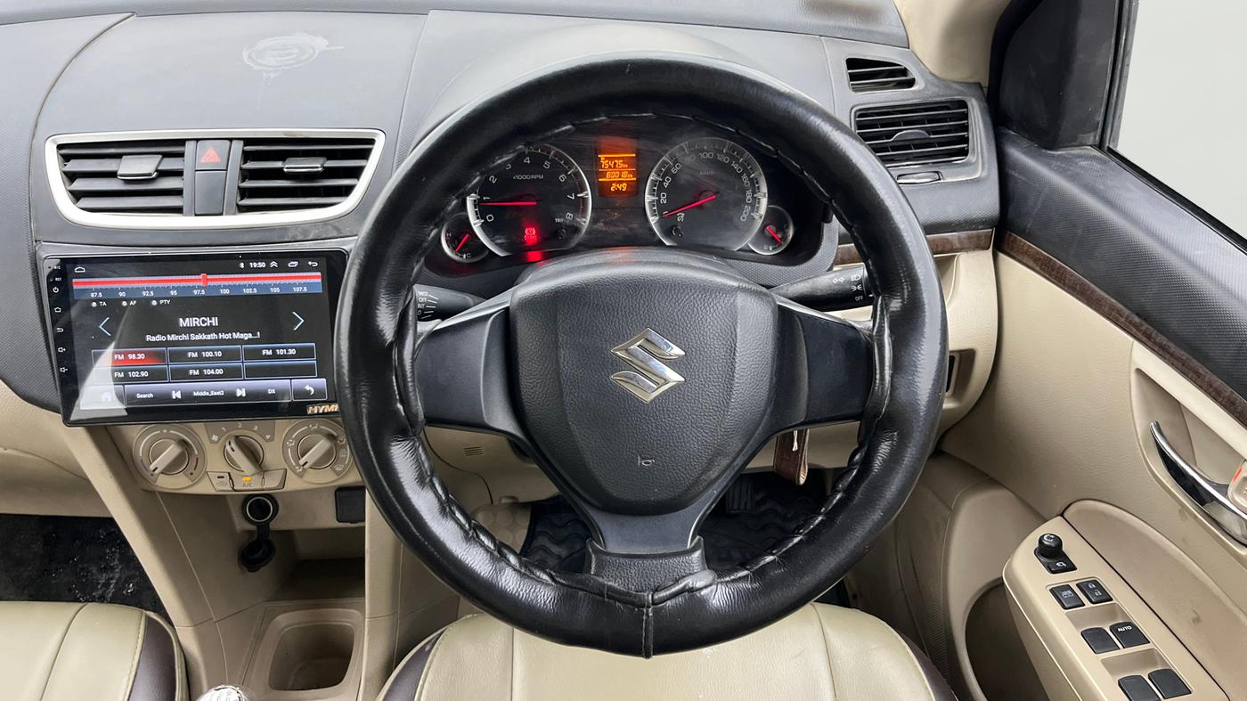 2015 Maruti Swift Dzire VXI, Petrol, Manual, 80,006 km, Steering Wheel Close Up