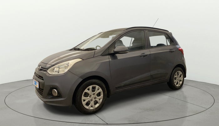 2015 Hyundai Grand i10 SPORTZ 1.2 KAPPA VTVT, Petrol, Manual, 87,281 km, Left Front Diagonal