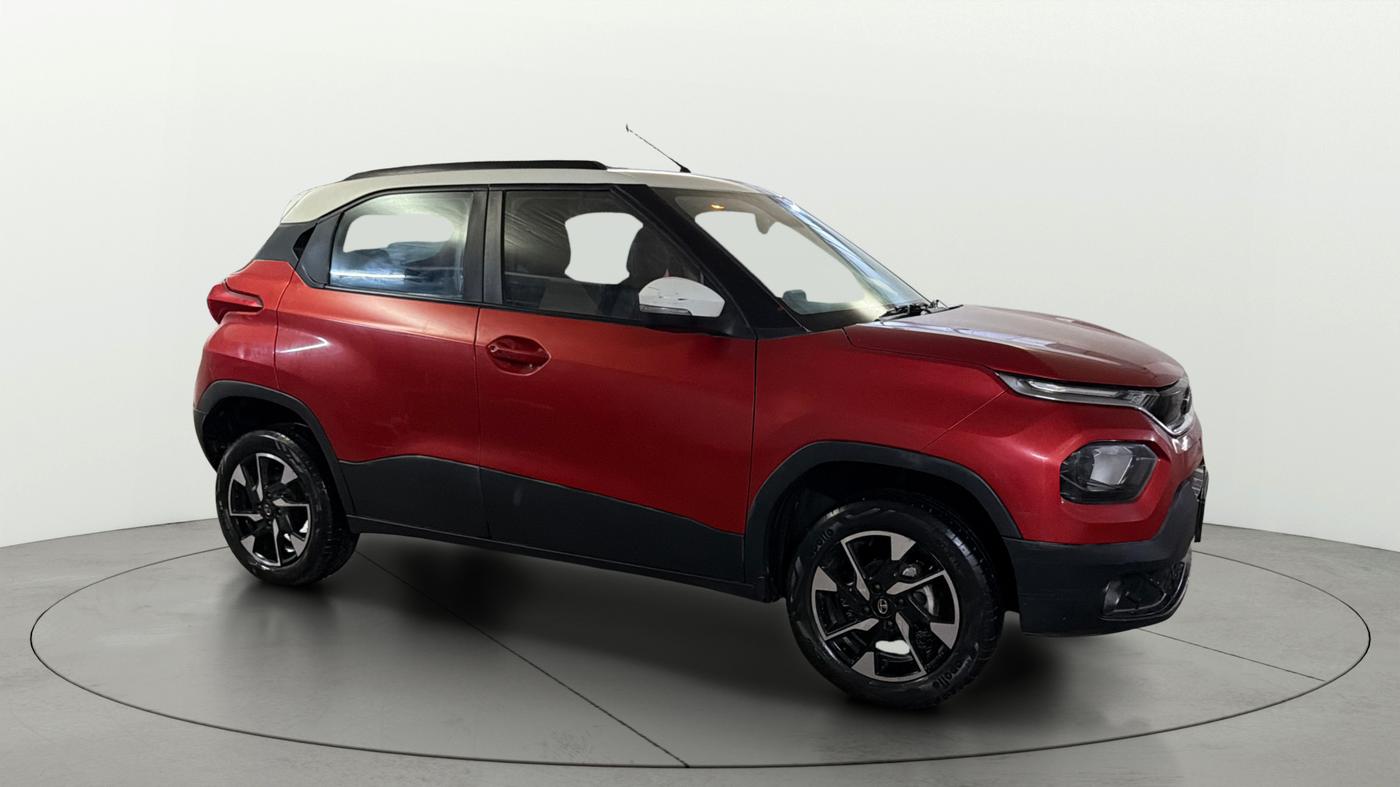 2022 Tata PUNCH  ACCOMPLISHED AMT CAMO EDITION, Petrol, Automatic, 33,734 km, Right Front Diagonal