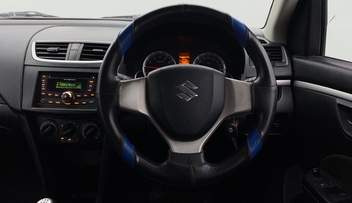 2013 Maruti Swift VXI, Petrol, Manual, 74,583 km, Steering Wheel Close Up