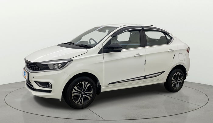 2023 Tata TIGOR XZ PLUS CNG LEATHERETTE PACK, CNG, Manual, 34,246 km, Left Front Diagonal