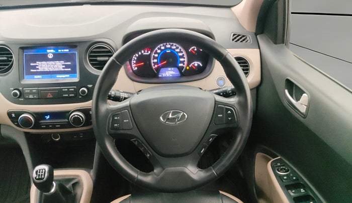 2018 Hyundai Grand i10 ASTA 1.2 KAPPA VTVT, Petrol, Manual, 54,740 km, Steering Wheel Close Up