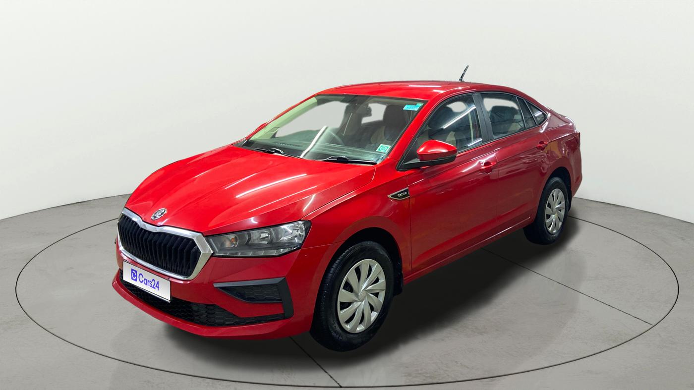 2023 Skoda SLAVIA ACTIVE 1.0L TSI MT, Petrol, Manual, 30,976 km, Left Front Diagonal