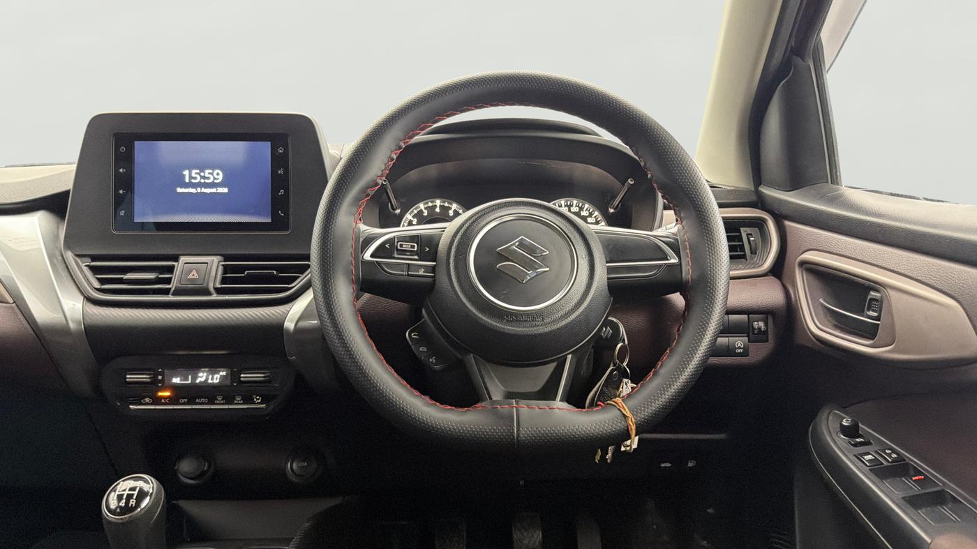 2023 Maruti FRONX DELTA PLUS 1.2MT, Petrol, Manual, 15,074 km, Steering Wheel Close Up