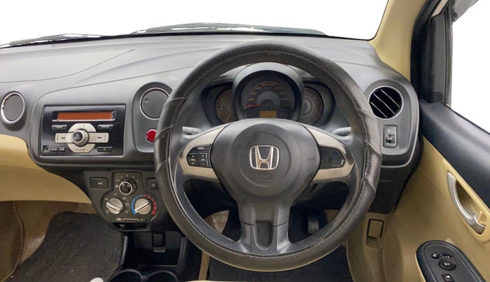2014 Honda Amaze 1.2L I-VTEC VX, Petrol, Manual, 1,10,405 km, Steering Wheel Close Up