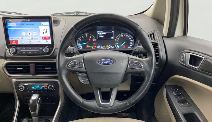 2019 Ford Ecosport TITANIUM + 1.5L PETROL AT, Petrol, Automatic, 71,959 km, Steering Wheel Close Up