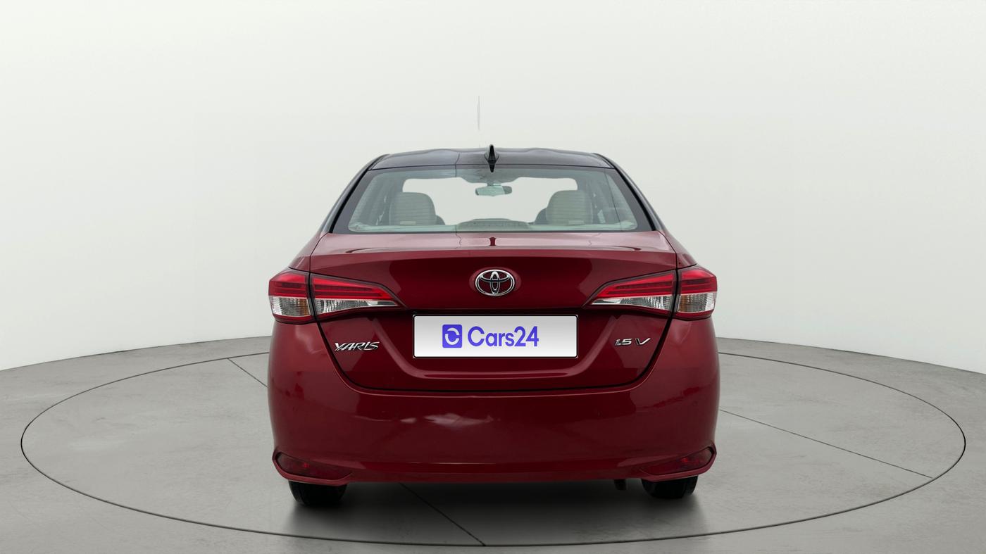 2021 Toyota YARIS V CVT, Petrol, Automatic, 1,07,004 km, Back/Rear