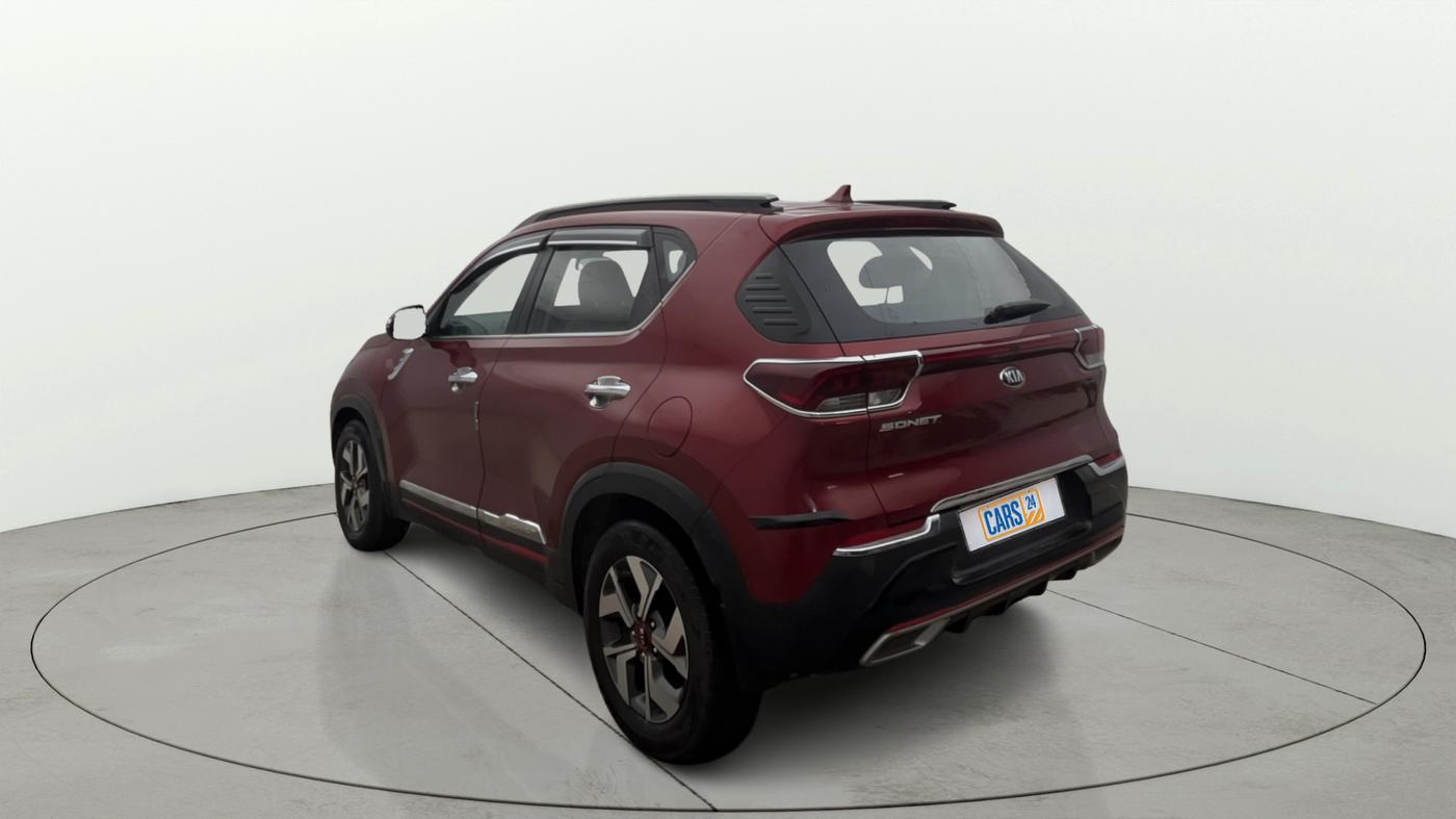 2020 KIA SONET GTX PLUS 1.5 AT, Diesel, Automatic, 65,360 km, Left Back Diagonal