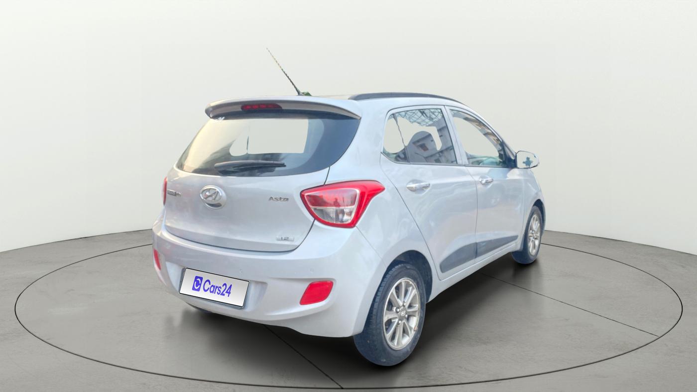 2016 Hyundai Grand i10 ASTA (O) 1.2 KAPPA VTVT, Petrol, Manual, 76,617 km, Right Back Diagonal