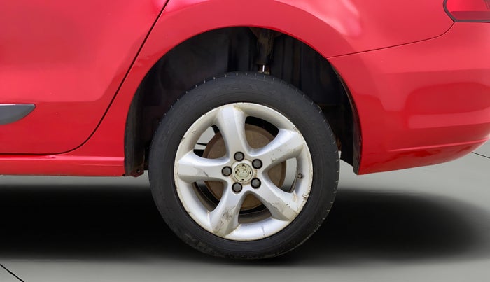 2012 Skoda Rapid ELEGANCE 1.6 TDI CR MT, Diesel, Manual, 64,358 km, Left Rear Wheel