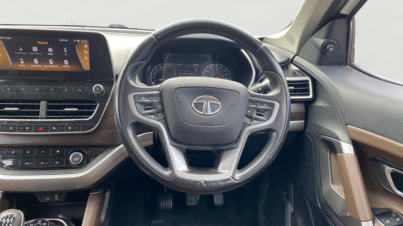 2021 Tata Harrier XZ PLUS 2.0L, Diesel, Manual, 91,422 km, Steering Wheel Close Up