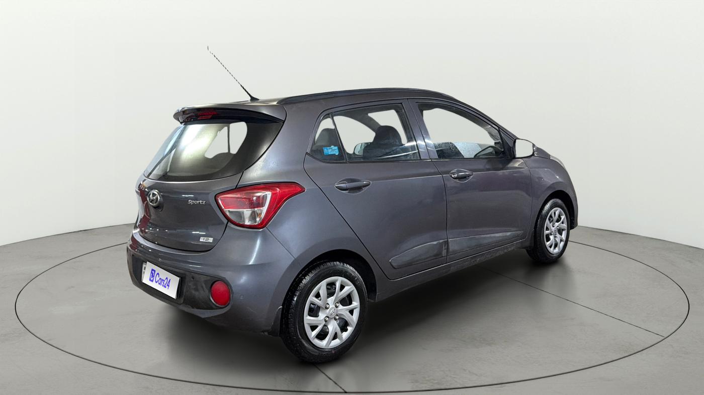 2019 Hyundai Grand i10 SPORTZ 1.2 KAPPA VTVT, Petrol, Manual, 36,931 km, Right Back Diagonal