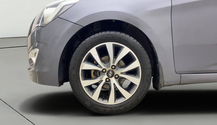 2015 Hyundai Verna FLUIDIC 4S 1.6 VTVT S(O), Petrol, Manual, 1,42,985 km, Left Front Wheel