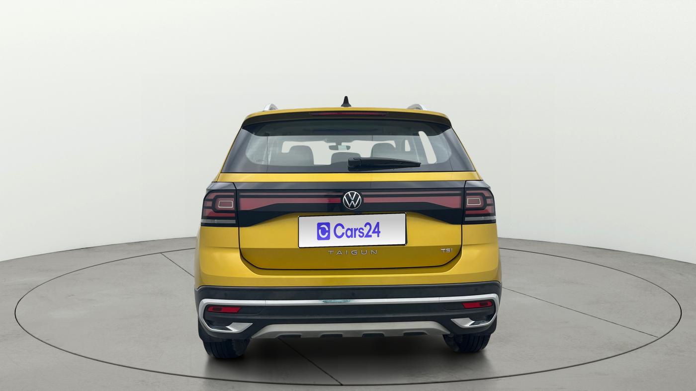 2022 Volkswagen TAIGUN TOPLINE 1.0 TSI AT, Petrol, Automatic, 27,592 km, Back/Rear