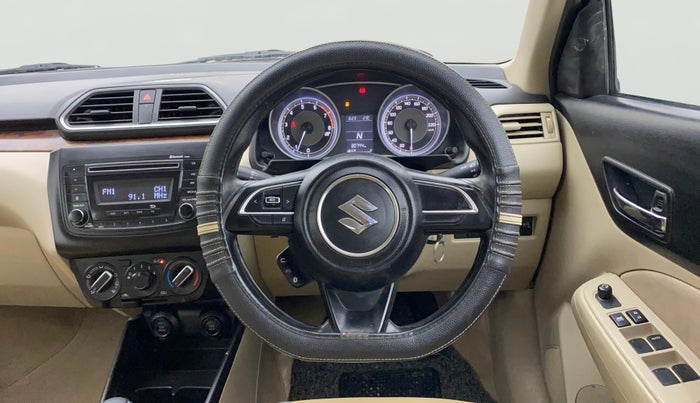 2019 Maruti Dzire VXI AMT, Petrol, Automatic, 80,706 km, Steering Wheel Close Up