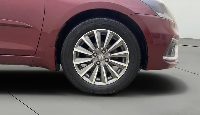 2019 Maruti Ciaz ALPHA  AT 1.5 SHVS PETROL, Petrol, Automatic, 60,463 km, Right Front Wheel