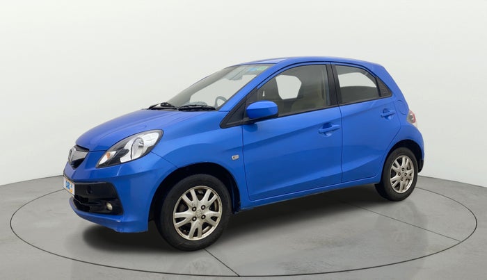 2013 Honda Brio V MT, Petrol, Manual, 1,19,328 km, Left Front Diagonal