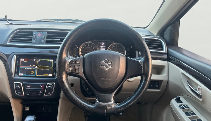 2018 Maruti Ciaz ALPHA  AT 1.4  PETROL, Petrol, Automatic, 98,558 km, Steering Wheel Close Up