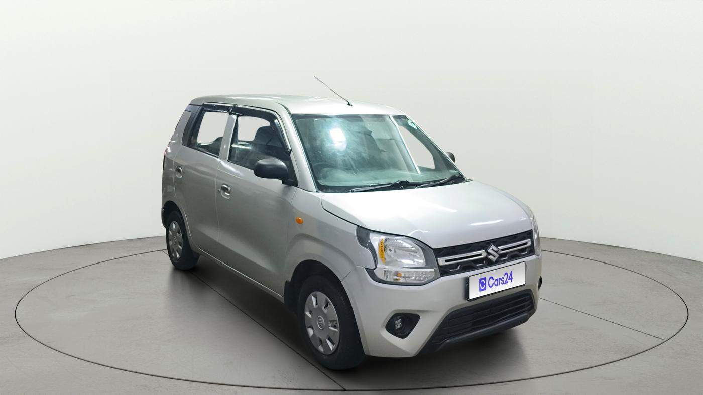 2021 Maruti New Wagon-R LXI CNG 1.0, CNG, Manual, 25,559 km, Right Front Diagonal