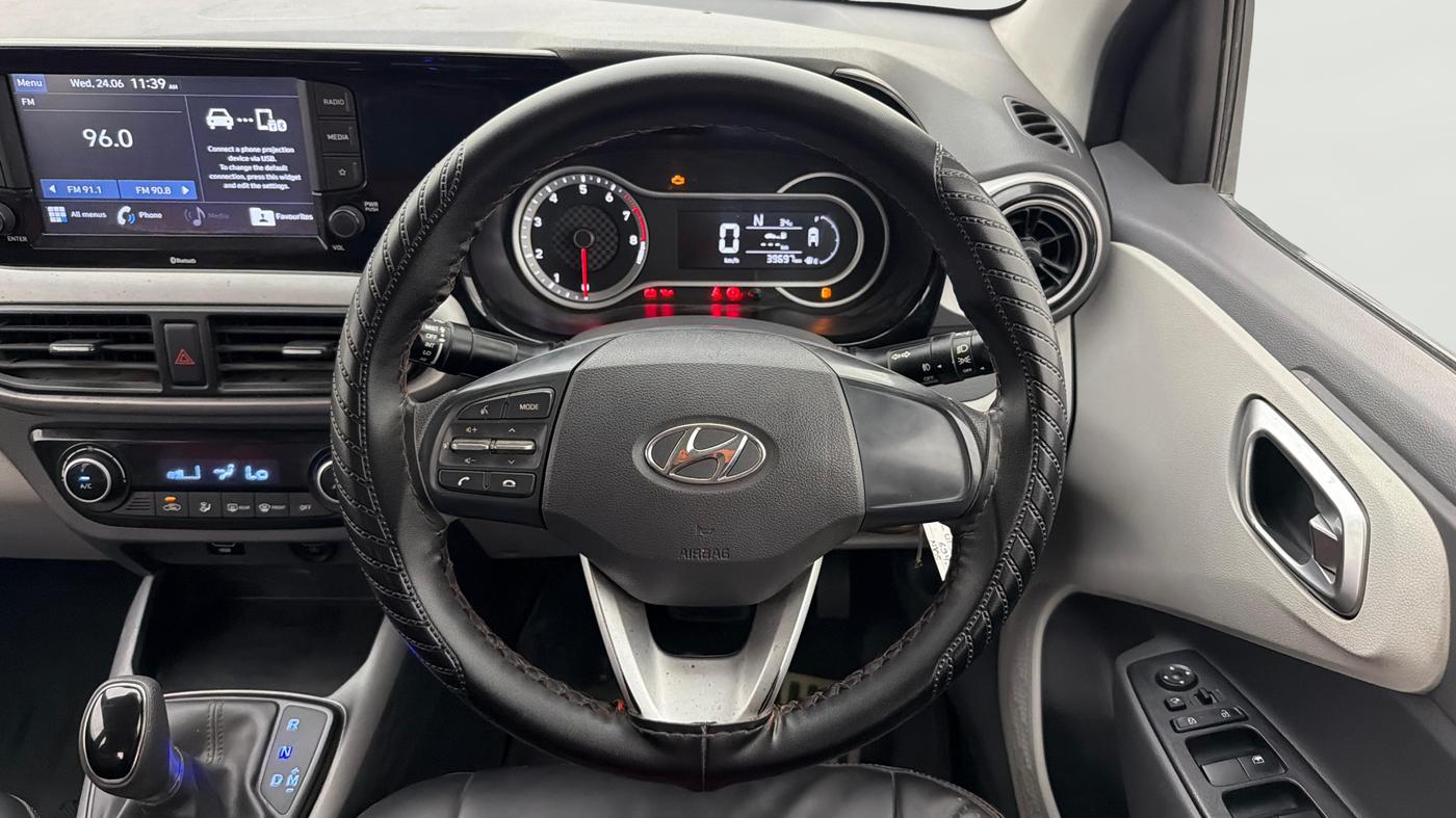 2019 Hyundai GRAND I10 NIOS SPORTZ AMT 1.2 KAPPA VTVT, Petrol, Automatic, 39,692 km, Steering Wheel Close Up