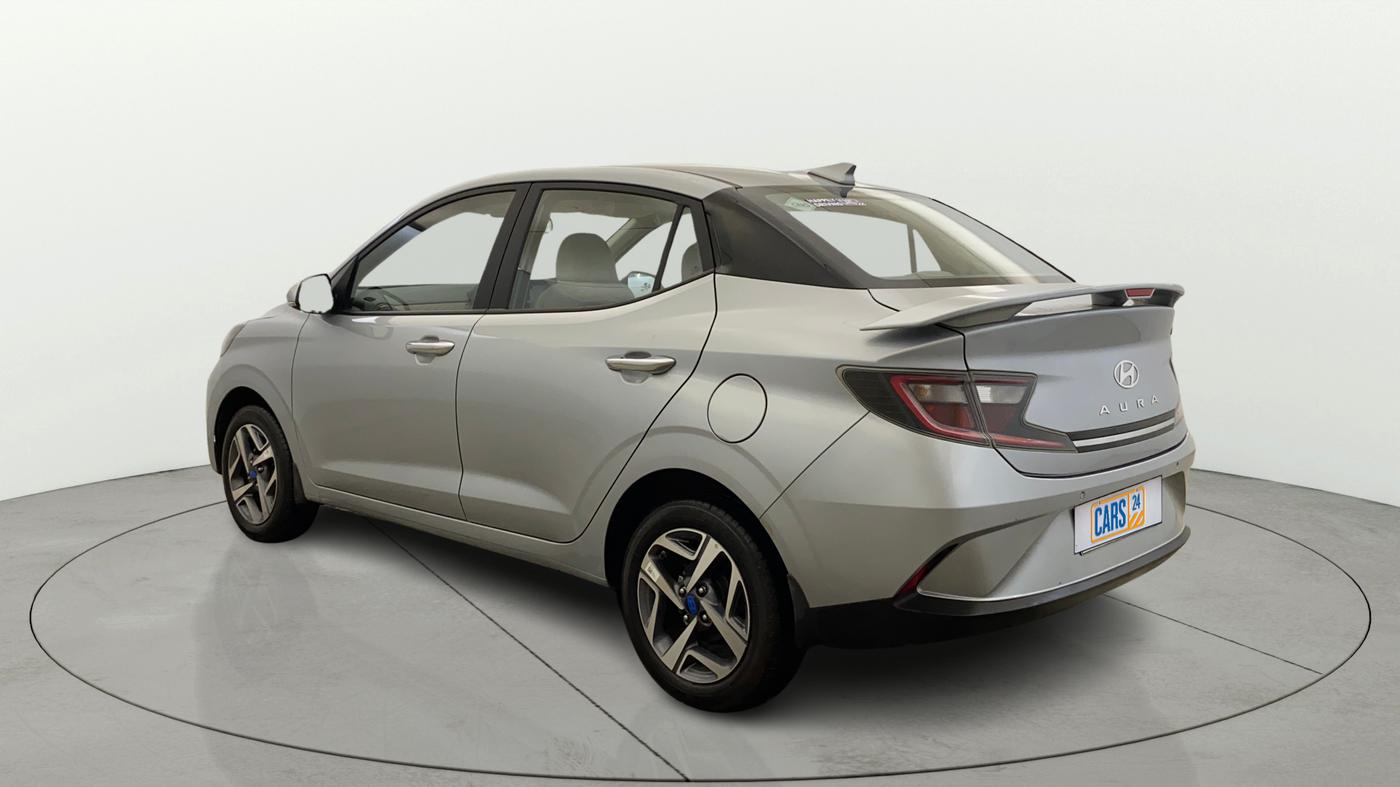 2024 Hyundai AURA SX 1.2 CNG, CNG, Manual, 5,280 km, Left Back Diagonal