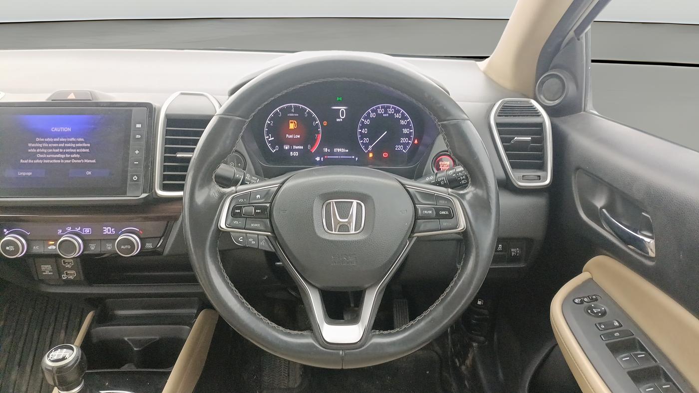 2020 Honda City 1.5L I-VTEC ZX, Petrol, Manual, 78,968 km, Steering Wheel Close Up