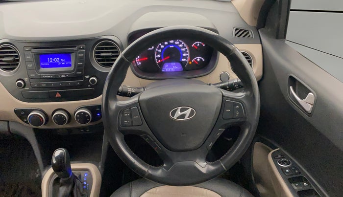 2016 Hyundai Grand i10 ASTA AT 1.2 KAPPA VTVT, Petrol, Automatic, 86,550 km, Steering Wheel Close Up