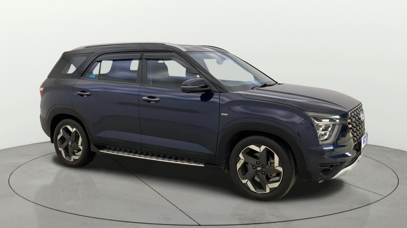 2022 Hyundai ALCAZAR PLATINUM(O) 6STR 1.5 AT, Diesel, Automatic, 78,426 km, Right Front Diagonal
