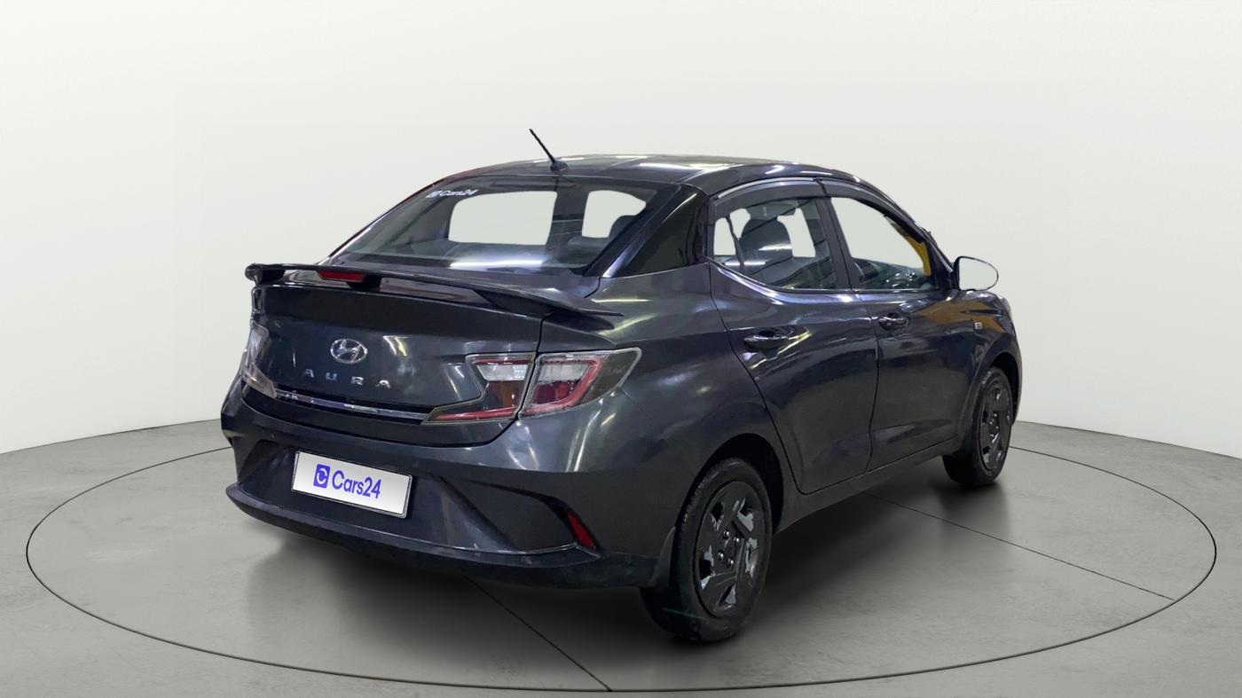 2022 Hyundai AURA S 1.2 AMT, Petrol, Automatic, 45,222 km, Right Back Diagonal
