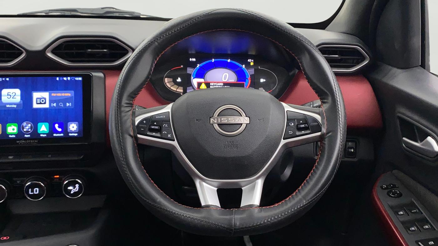 2022 Nissan MAGNITE XV TURBO RED EDITION, Petrol, Manual, 31,741 km, Steering Wheel Close Up