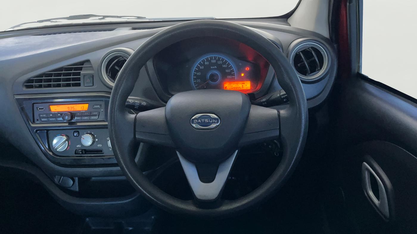 2018 Datsun Redi Go T (O), Petrol, Manual, 49,481 km, Steering Wheel Close Up