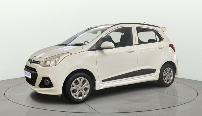 2015 Hyundai Grand i10 SPORTZ 1.2 KAPPA VTVT, Petrol, Manual, 50,768 km, Left Front Diagonal
