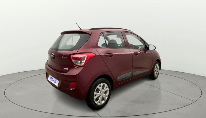 2015 Hyundai Grand i10 SPORTZ 1.2 KAPPA VTVT, Petrol, Manual, 73,042 km, Right Back Diagonal