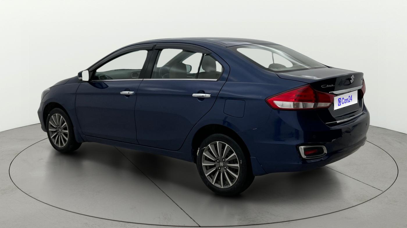 2019 Maruti Ciaz ALPHA  AT 1.5 SHVS PETROL, Petrol, Automatic, 56,065 km, Left Back Diagonal