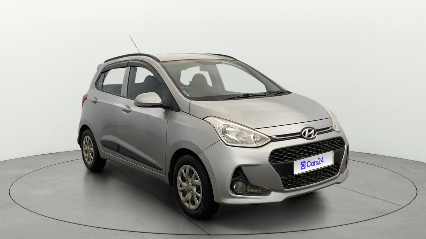 2019 Hyundai Grand i10 SPORTZ 1.2 KAPPA VTVT, Petrol, Manual, 46,368 km, Right Front Diagonal