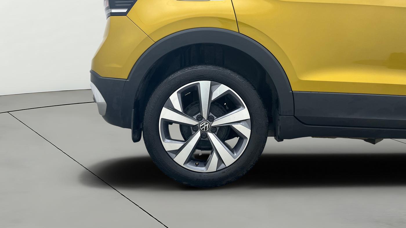 2022 Volkswagen TAIGUN TOPLINE 1.0 TSI AT, Petrol, Automatic, 27,592 km, Right Rear Wheel