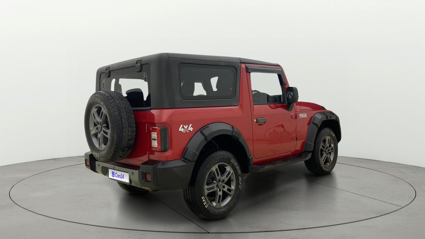 2021 Mahindra Thar LX HT PETROL 4WD MT, Petrol, Manual, 35,414 km, Right Back Diagonal